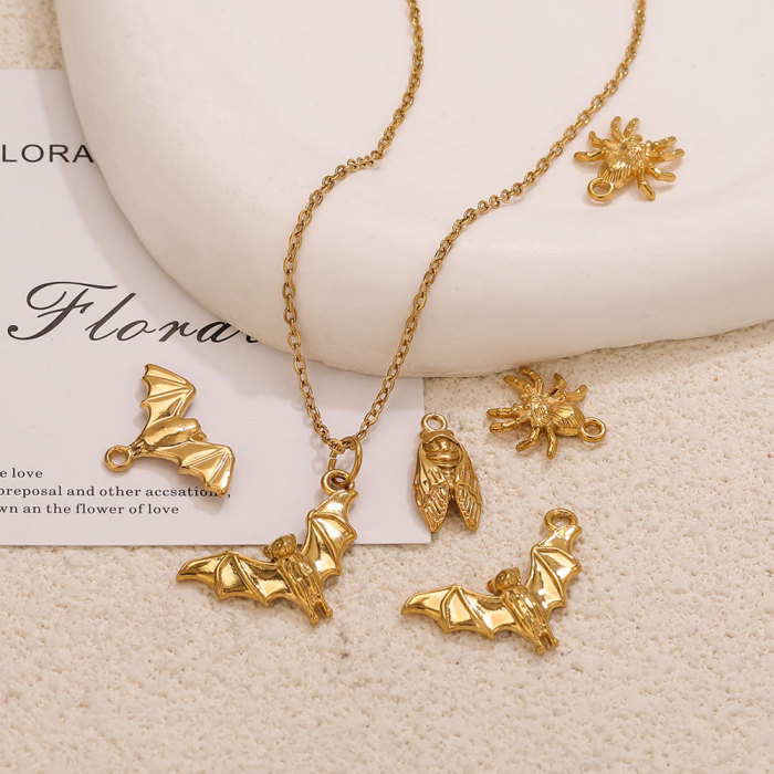 Animal Stainless Steel Pendant Charm, for DIY Bracelet & Necklace Making Wholesale Fashion Jewelry