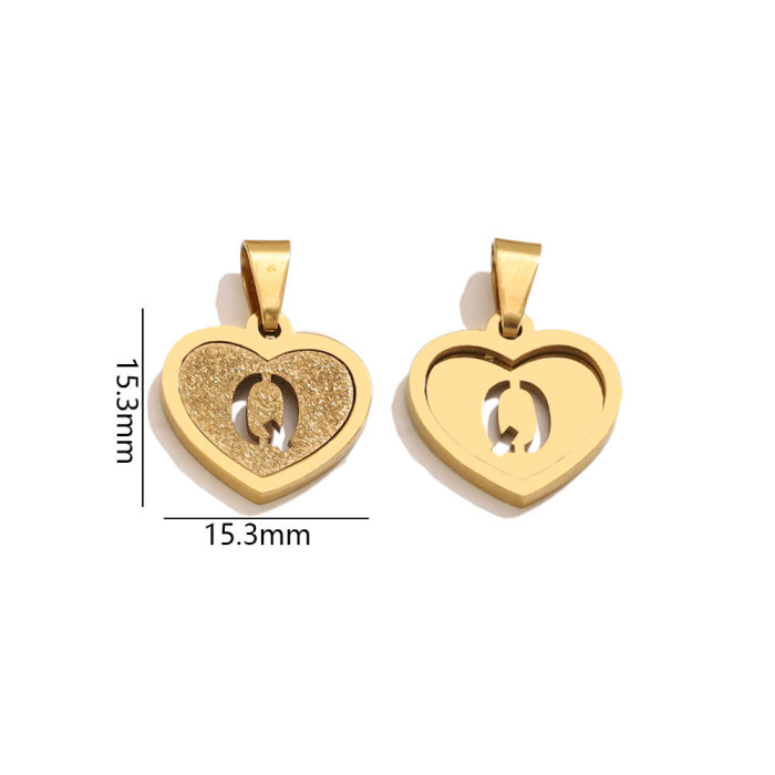 Heart Stainless Steel Necklace, for Her Versatile Fashion Daily Wear and Gifts Wholesale