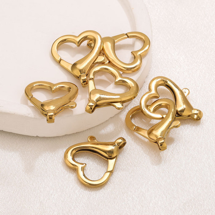 Heart Open Cuff Stainless Steel Jewelry, for Women Daily Wear and Gifts Wholesale