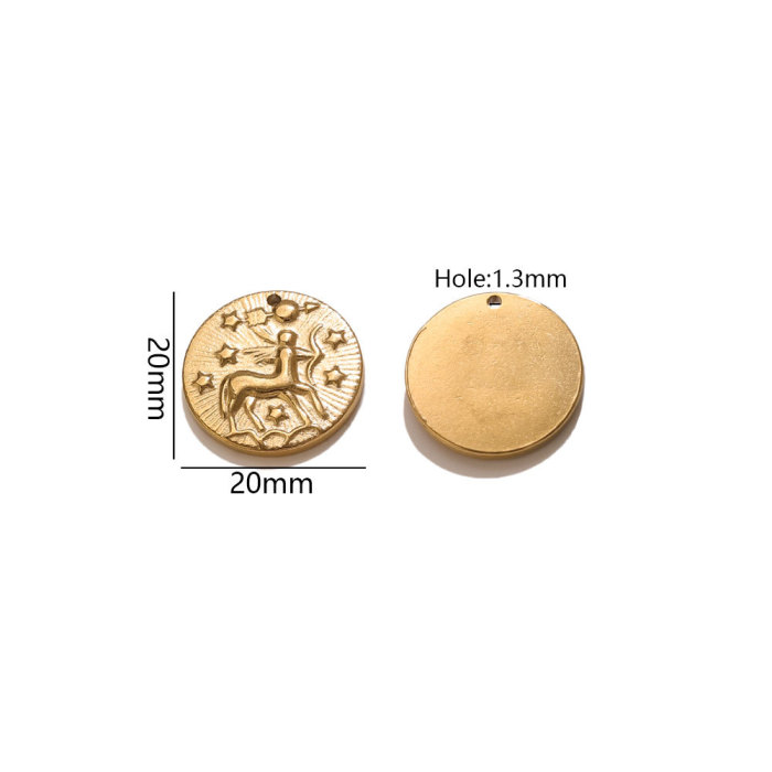 Stainless Steel Pendant Charm, for DIY Bracelet & Necklace Making Wholesale Jewelry