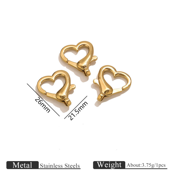 Heart Open Cuff Stainless Steel Jewelry, for Women Daily Wear and Gifts Wholesale