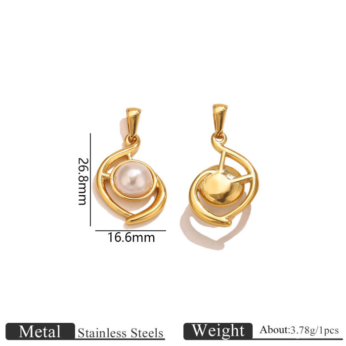 Water Drop Stainless Steel Necklace, for Ladies European Fashion Wholesale Fashion Jewelry
