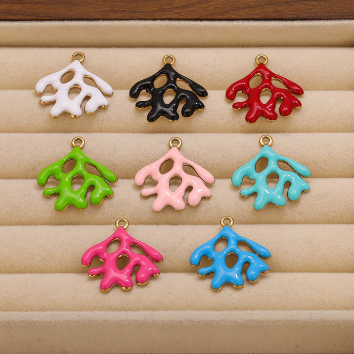 Enamel Stainless Steel Pendant Charm, for DIY Earring & Bracelet & Necklace Making Versatile Ideal Gift Wholesale