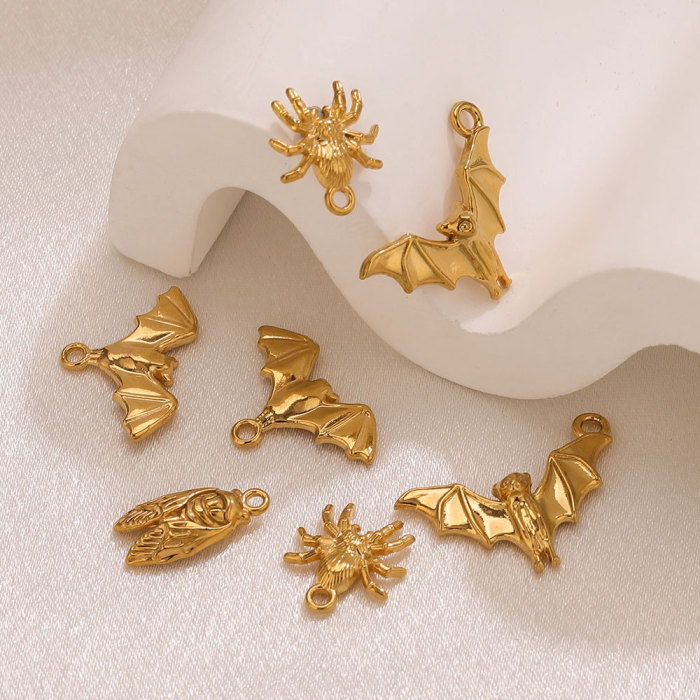 Animal Stainless Steel Pendant Charm, for DIY Bracelet & Necklace Making Wholesale Fashion Jewelry
