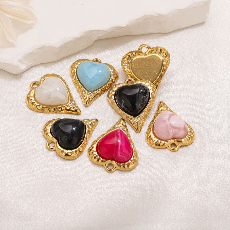 Heart Delicate Stainless Steel Pendant, for Women Luxury Niche Wholesale