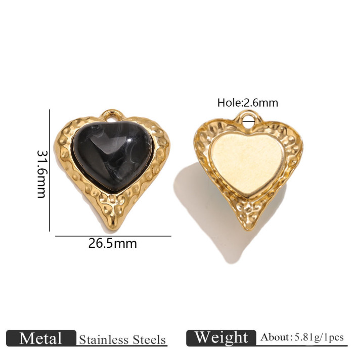 Heart Delicate Stainless Steel Pendant, for Women Luxury Niche Wholesale