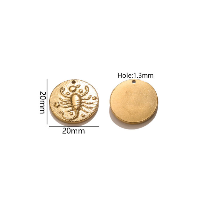 Stainless Steel Pendant Charm, for DIY Bracelet & Necklace Making Wholesale Jewelry