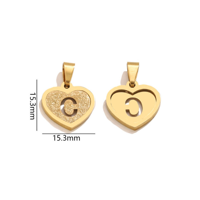 Heart Stainless Steel Necklace, for Her Versatile Fashion Daily Wear and Gifts Wholesale
