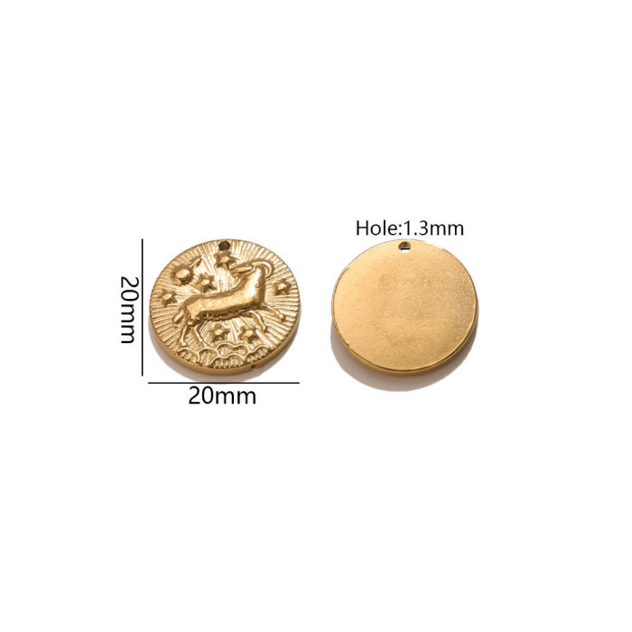Stainless Steel Pendant Charm, for DIY Bracelet & Necklace Making Wholesale Jewelry