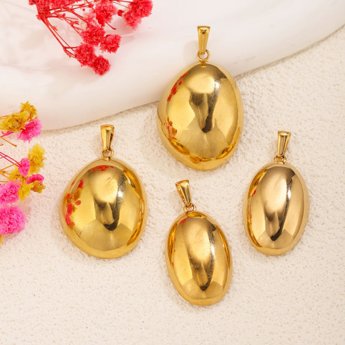 Stainless Steel Pendant Charm, for DIY Necklace Making Vintage Niche Wholesale