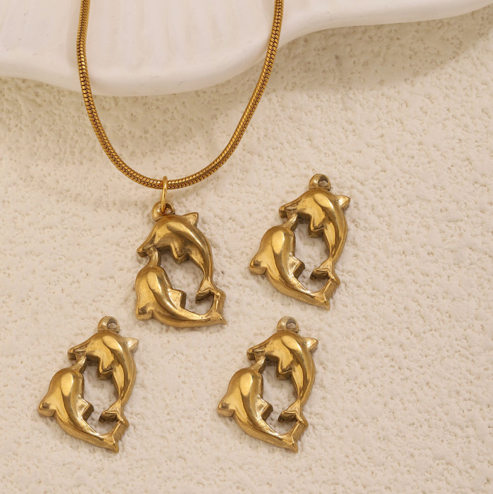 Stainless Steel Pendant Charm, for DIY Necklace Making Ideal Gift Wholesale