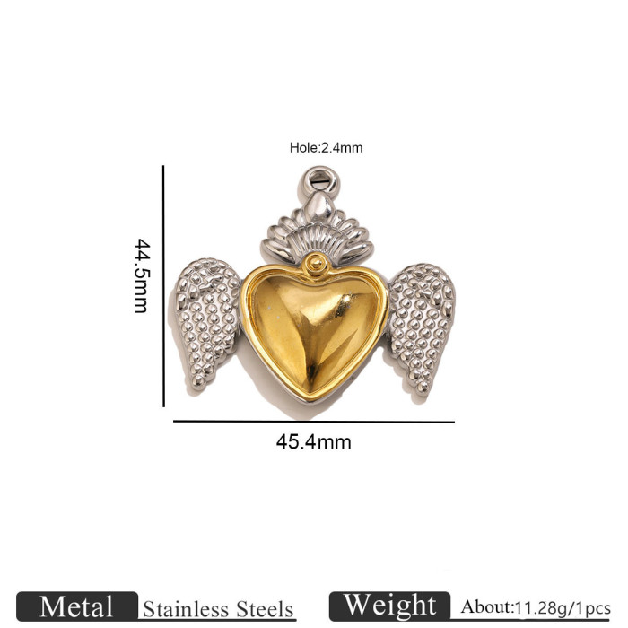 Sun Sunflower Stainless Steel Pendant Charm, for DIY Necklace Making Niche European Daily Wear and Gifts Wholesale