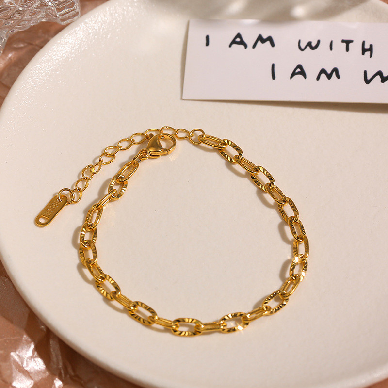 Stainless Steel Bracelet, for Ladies Minimalist Luxury Daily Wear and Gifts Wholesale