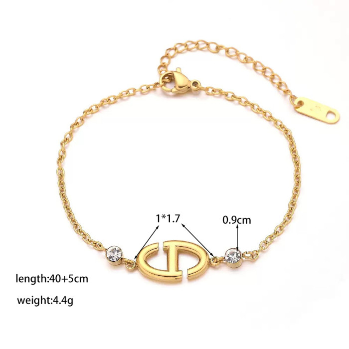 Hollow-Out Delicate Gold Plated Jewelry Set, Niche, European Market, Handmade, Fashion Design, Adjustable Size