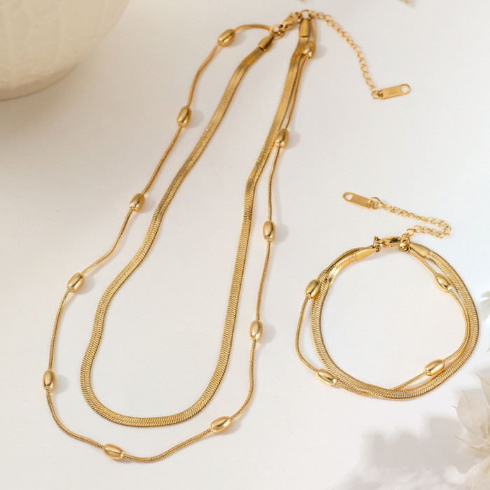 Snake Stainless Steel Necklace, for Women European Elegant Daily Wear and Gifts Wholesale