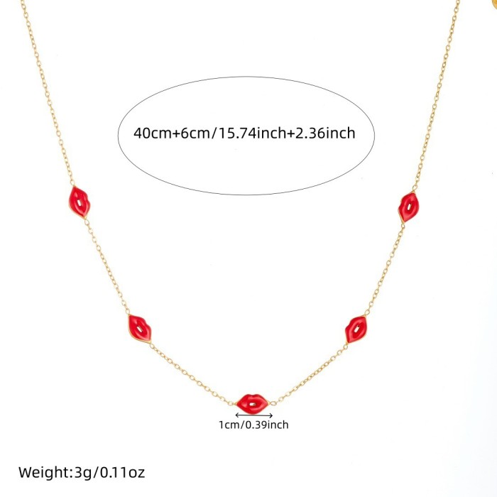 Heart Stainless Steel Jewelry Set, for Women European Versatile Elegant Wholesale