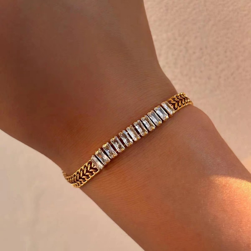 Stainless Steel Jewelry Set, Versatile, Date Night, Comfortable Fit, Fashion Design, Graduation Gift, Stackable