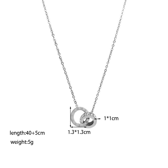Stainless Steel Necklace, for Women Minimalist Fashion Wholesale