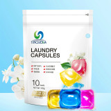  Single chamber washing detergent capsules Laundry liquid pods 15g with lavender perfume