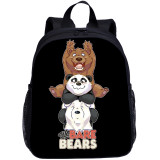 YOIYEN We Are Bear Kids School Backpack Cute 13 Inch Mini Cartoon Print Book Bag