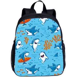 YOIYEN Lovely Marine Animals Shark Toddler Backpack Cute Cartoon 13 Inch Mini Preschool Bag Backpack