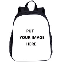 YOIYEN 13 Inch Single-layer Kid's Personalized Book Bags Customized Backpack With Your Own Image & Text