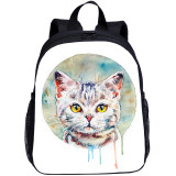 YOIYEN Kids Zoo Animal Backpack Cat Dog Giraffe 3D Print Children Backpack Back To School Gift