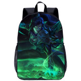 YOIYEN LOL Game 3D Print Backpack 17 inch Boy Book Bag Back To School Best Gift