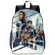 YOIYEN 17 inch New Style Super Hero Black Panther Backpacks For Boys And Collages