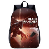 YOIYEN 17 inch New Style Super Hero Black Panther Backpacks For Boys And Collages