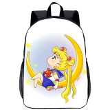 YOIYEN Sailor Moon 3D Print 17 inch Kids Student Backpack Back To School Gift