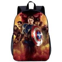 YOIYEN 17inch Movie Captain America Primary School Backpack For Kids