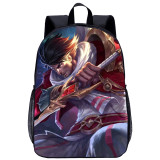 YOIYEN 17 Inch Arena Of Valor Backpack Popular Game Print Student Daypack
