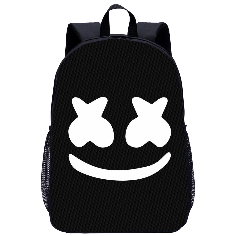 Marshmello Backpack DJ Star High Quality School Daypack