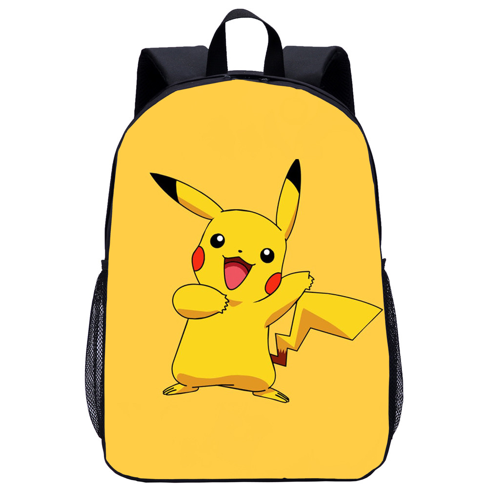 17 Inch Pokemon School Bags Large Primary School Bags For Girls Boys