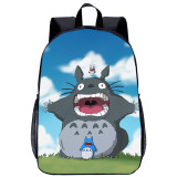 YOIYEN 17 Inch Totoro Backpack Cute Soft Large Cartoon Kids School Bag