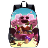 YOIYEN Brawl Stars Large Backpack Game Imge Print Kids School Bag Back To School Gift