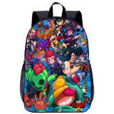 YOIYEN Brawl Stars Large Backpack Game Imge Print Kids School Bag Back To School Gift