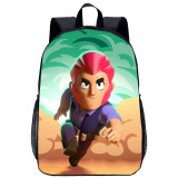 YOIYEN Brawl Stars Large Backpack Game Imge Print Kids School Bag Back To School Gift