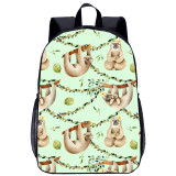 YOIYEN Cartoon Sloth Backpack Kawaii Child School Bag for 1-6 grad Primary School
