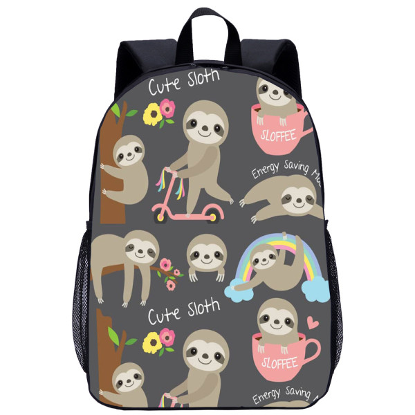 YOIYEN Cartoon Sloth Backpack Kawaii Child School Bag for 1-6 grad Primary School