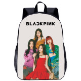 YOIYEN Korean Black Pink Backpack Popular Star Kids School Bag Child Gift