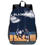 YOIYEN Korean Black Pink Backpack Popular Star Kids School Bag Child Gift