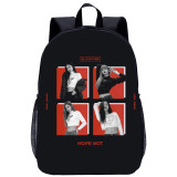 YOIYEN Korean Black Pink Backpack Popular Star Kids School Bag Child Gift