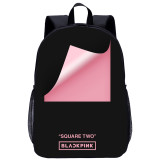 YOIYEN Korean Black Pink Backpack Popular Star Kids School Bag Child Gift