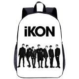 YOIYEN iKON Backpack Korean Popular Team Image Print School Bag For Kids
