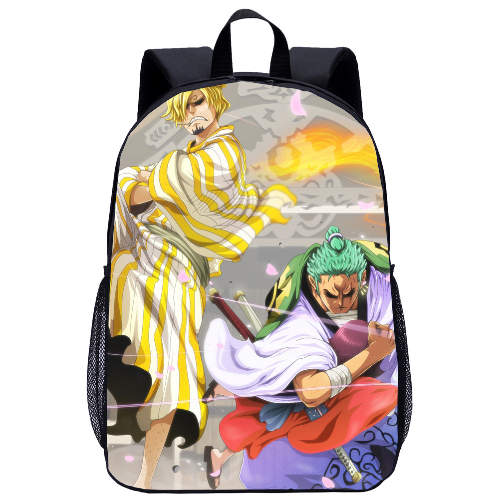 ONE PIECE School Bag Monkey D. Luffy Student Backpack For Kids