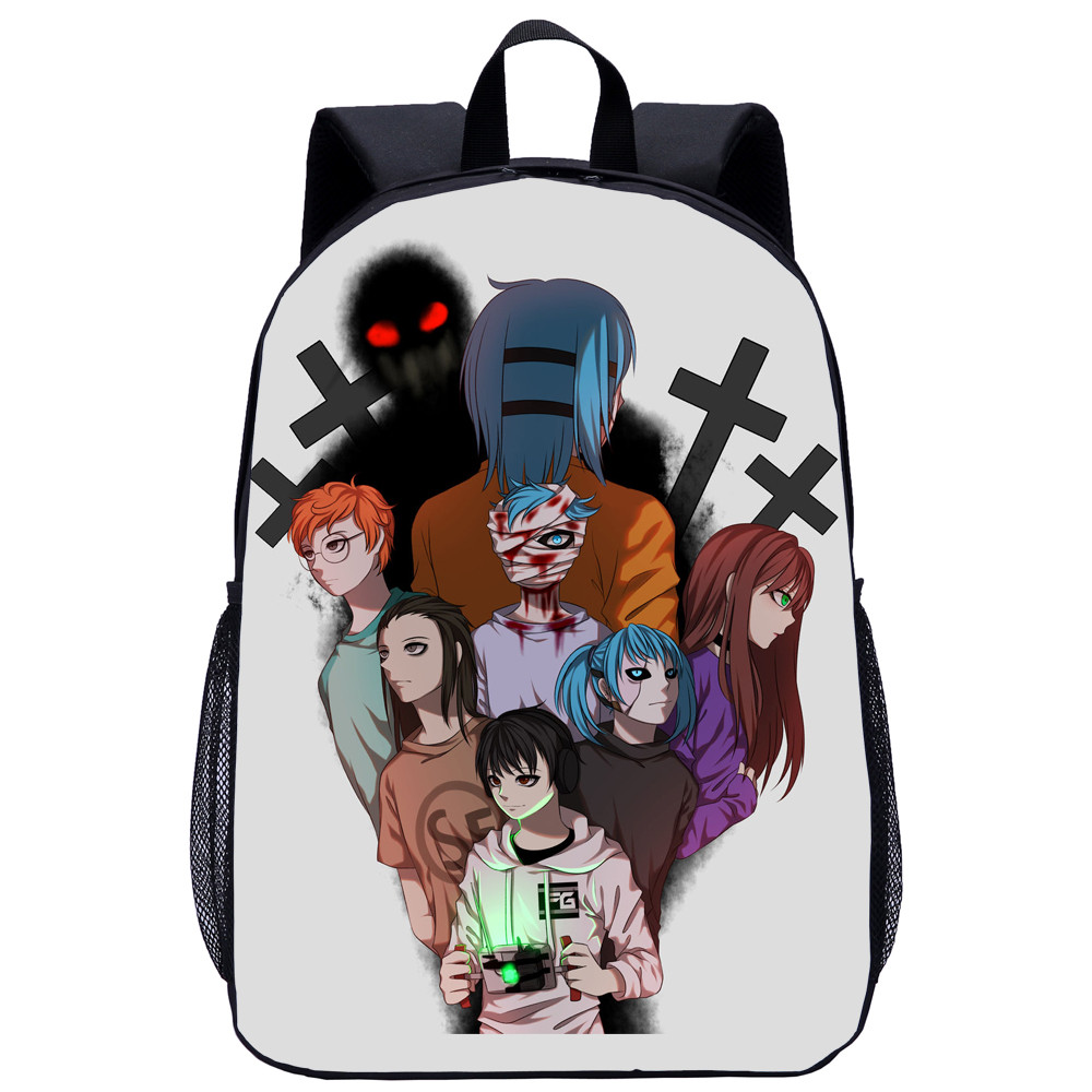 Game Sally face Backpack Teenager Student School Bag For Boy And Girl