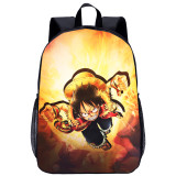 YOIYEN ONE PIECE School Bag Monkey D. Luffy Student Backpack For Kids