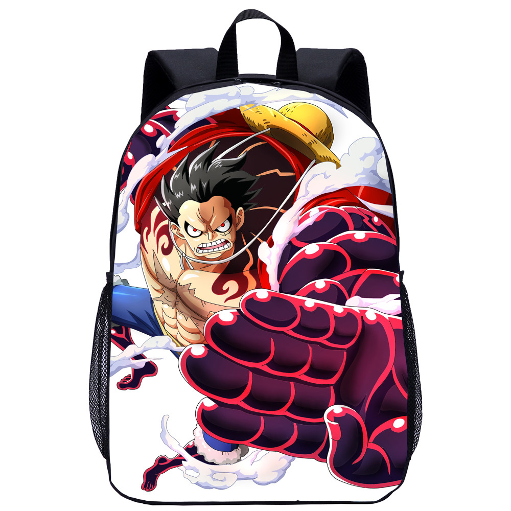 ONE PIECE School Bag Monkey D. Luffy Student Backpack For Kids